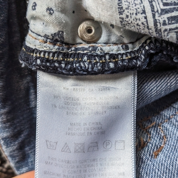 Anthropologie Pilcro and the Letterpress Hyphen Stretch Jean Shorts Size 27 - Picture 7 of 8